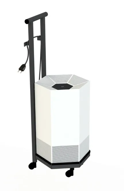 Trolley for transporting JVD air purifier